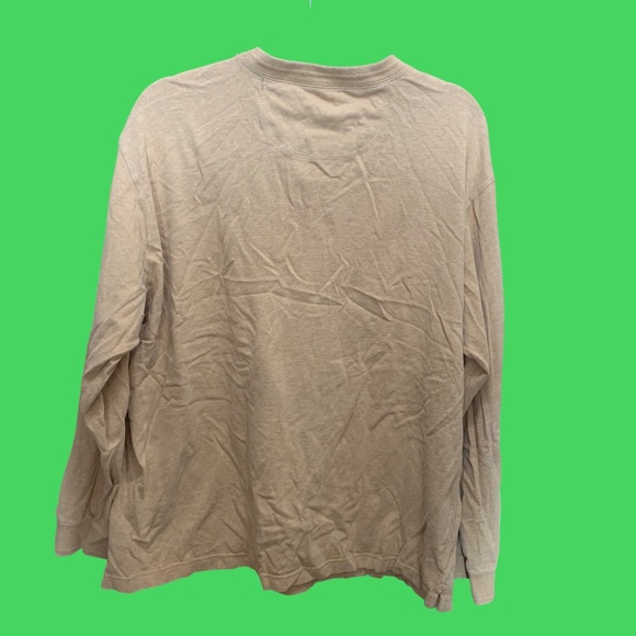 St. John’s Bay Tan Henley Shirt Mens XL - Picture 4 of 5